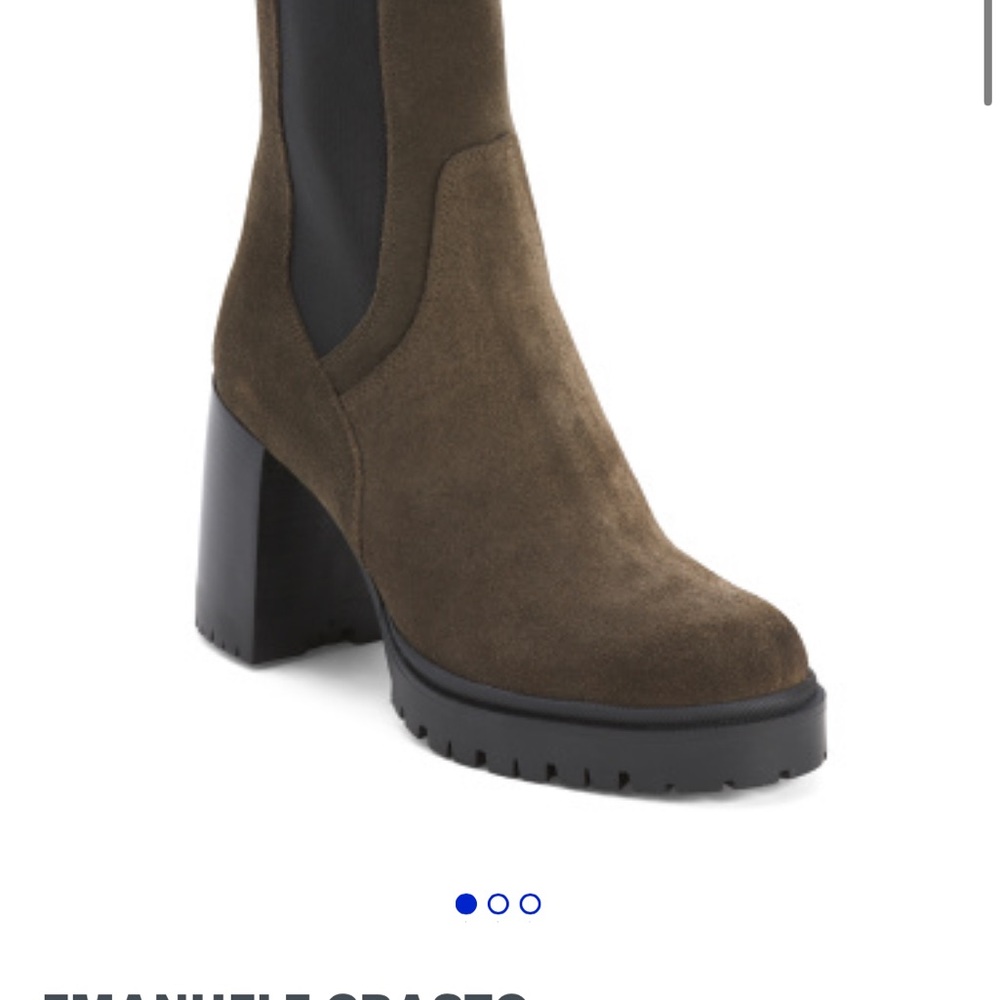 Chic Brown Suede Heeled Boots